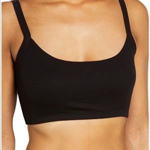 year of ours sleep bralette in black